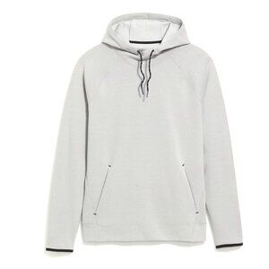 Old Navy Dynamic Fleece Pullover Hoodie – Women's XS, Light Grey with Black trim